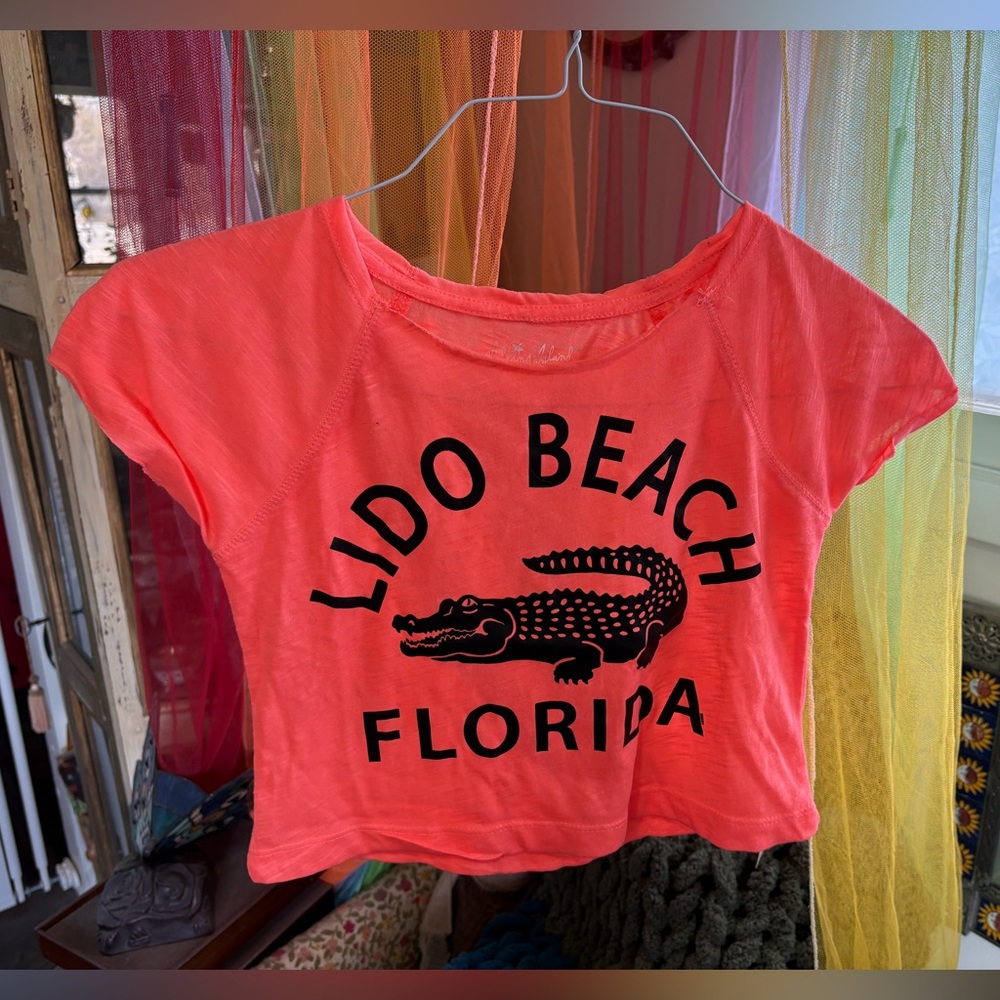 LIDO BEACH FLORIDA GATOR CROP TOP